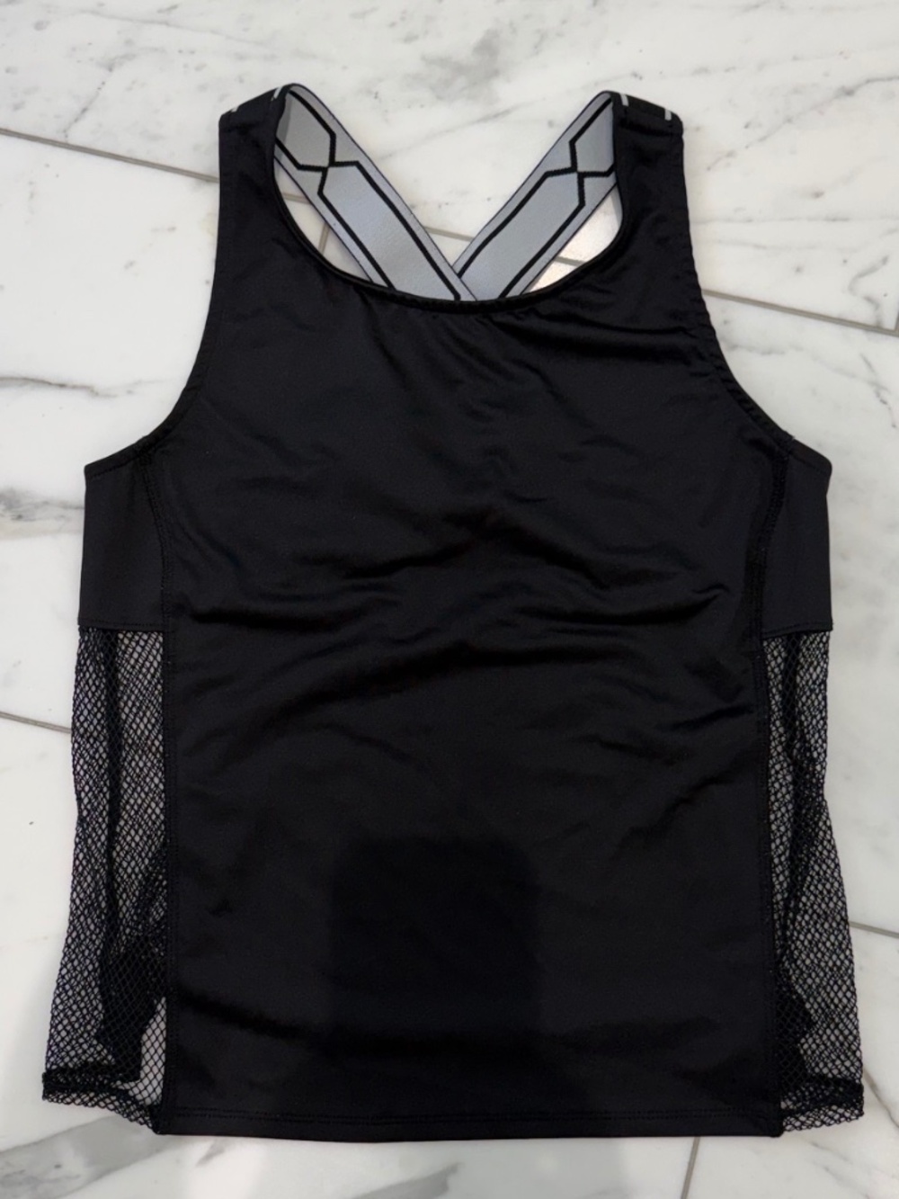 HUNTER for Target Cross Strap Mesh Athletic Tank